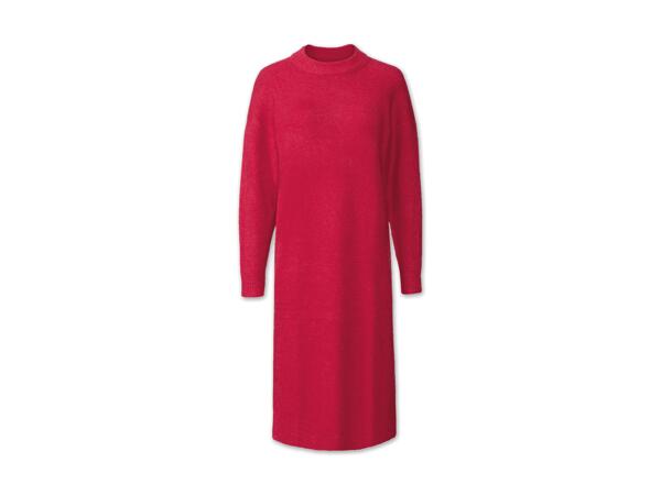 Damen Grobstrick-Pulloverkleid