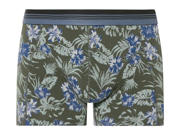 Livergy Men's Black/Green/Blue Boxers - 3 Pack