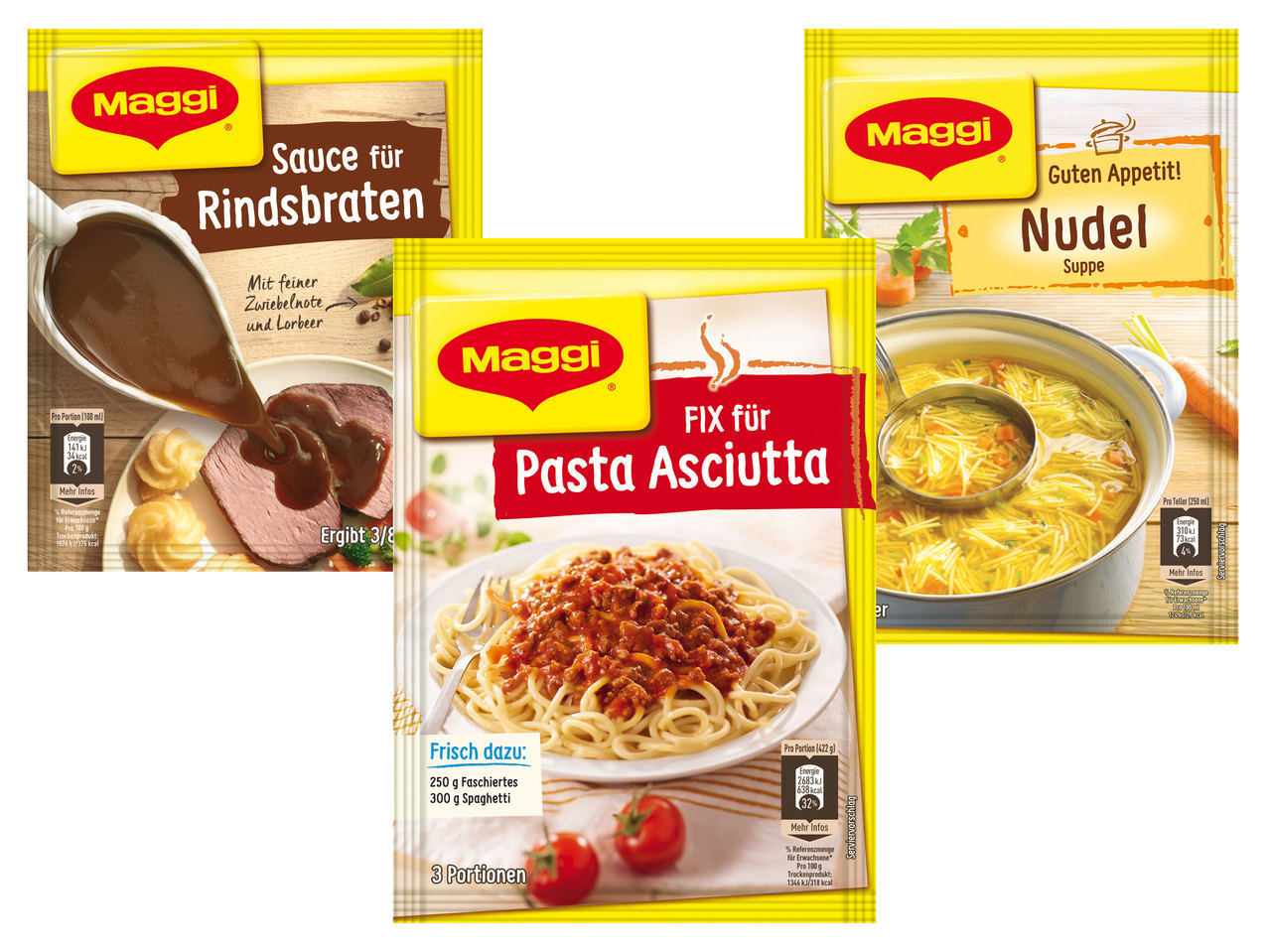 MAGGI Guten Appetit! Suppen/Saucen/Fix