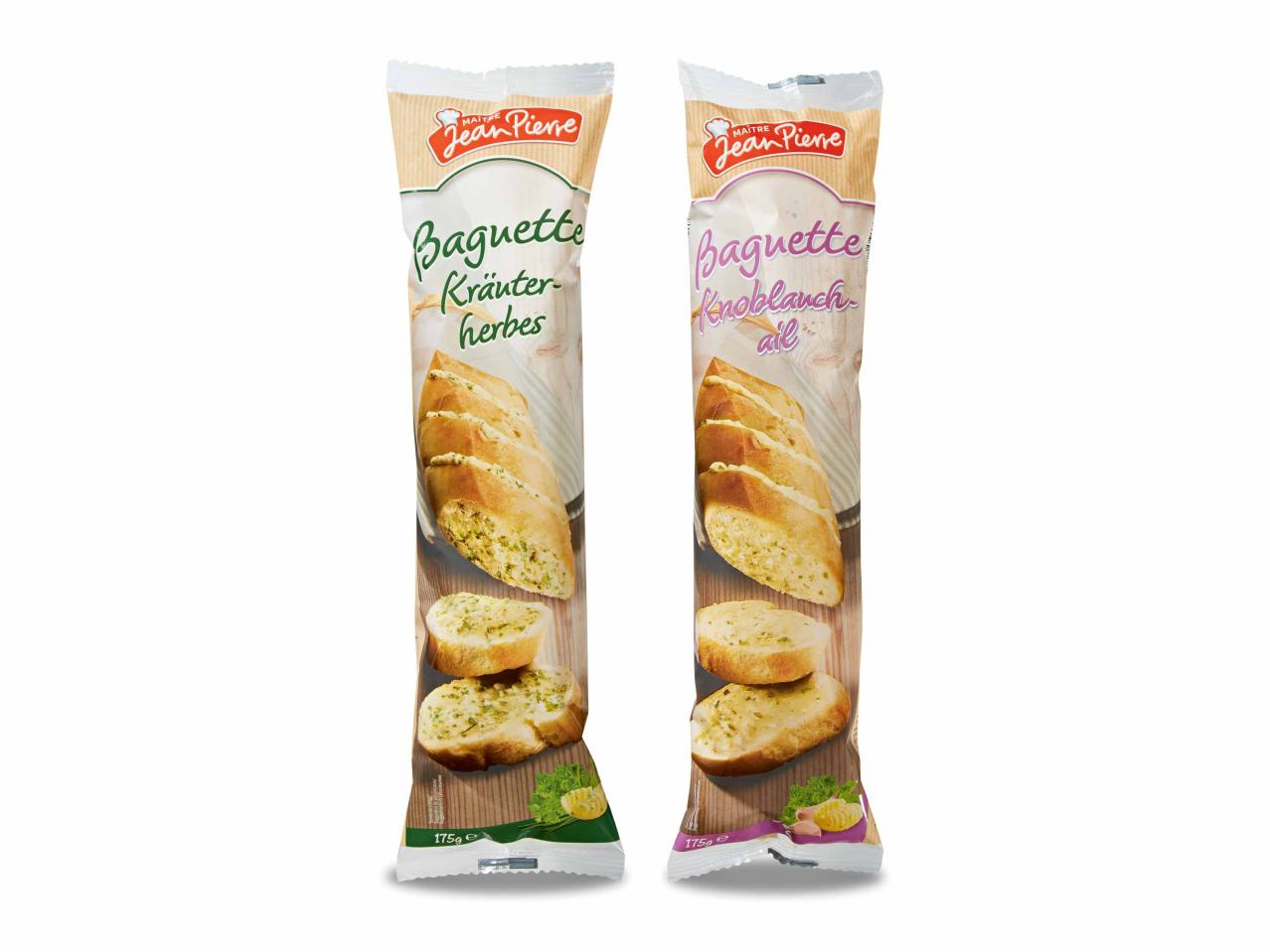 Baguette aux fines herbes/ à l'ail