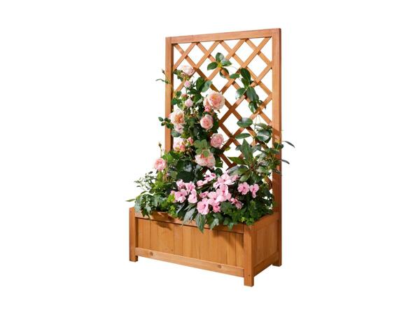 Jardinière avec treillis