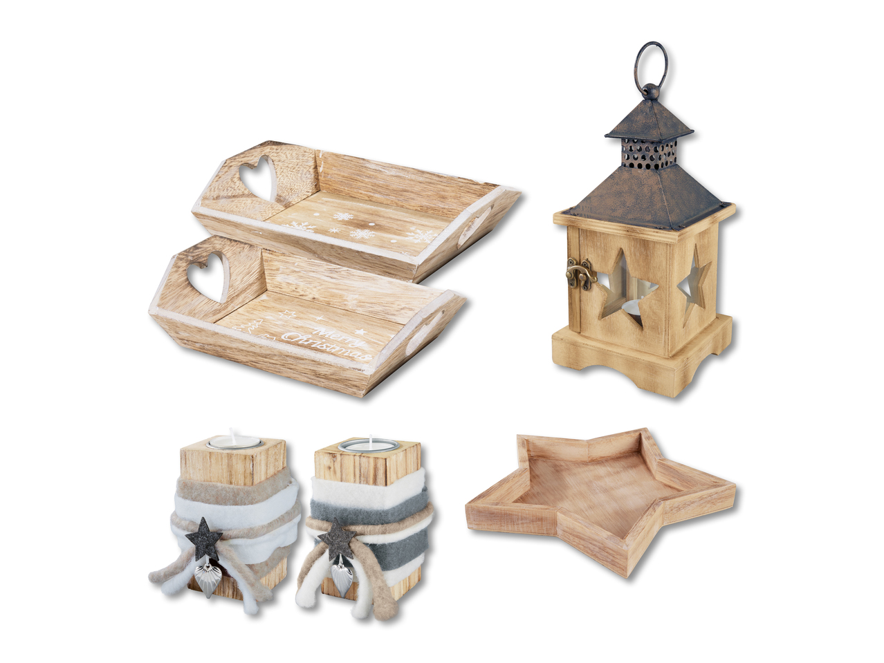 Décoration de Noël en bois