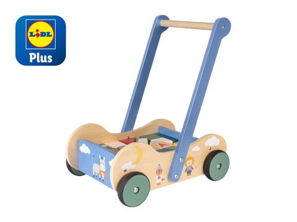Lupilu Wooden Baby Walker/​Activity Cube