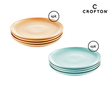 Ceramic Dinnerware 4 Pack – Apricot Ice or Moonlight Jade
