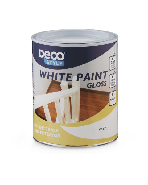 Deco Style White Gloss Paint 1L
