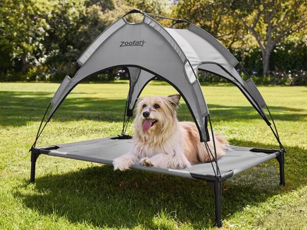 Dog Bed with Sun Shade