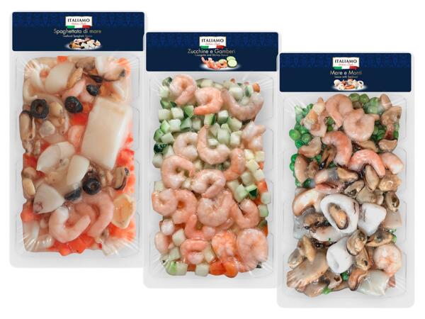Sauce mit Meeresfrüchten
