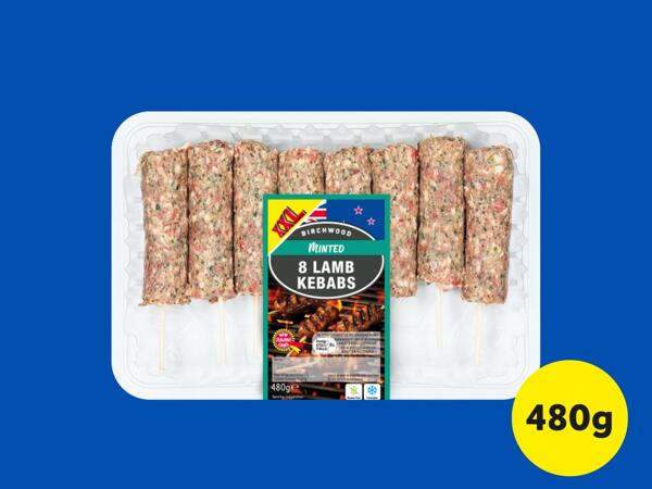 Birchwood 8 Minted Lamb Kebabs