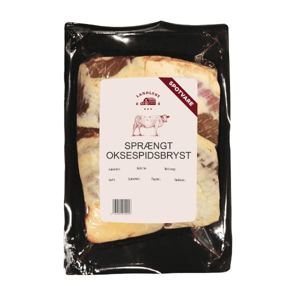Sprængt oksespidsbryst