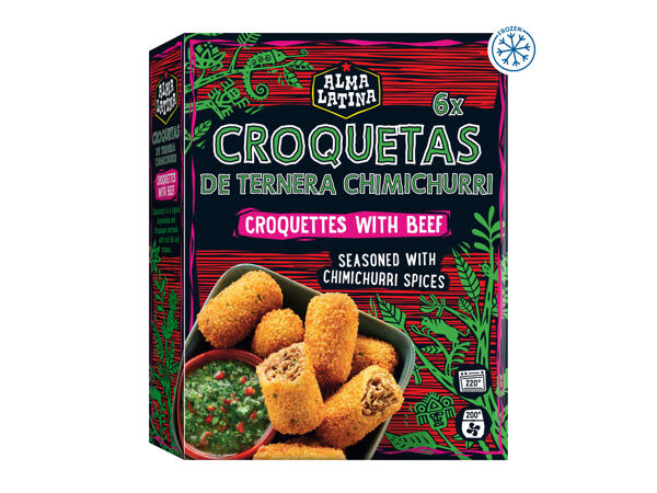 Alma Latina 6 Croquettes with Beef & Chimichurri Spices