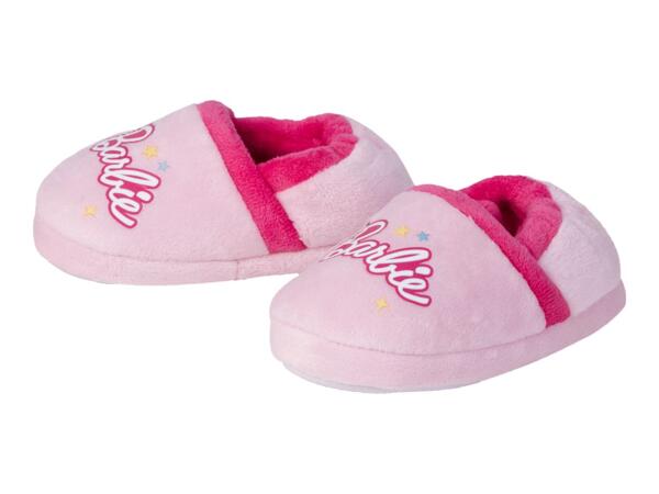 Barbie Kids' Pink Slippers