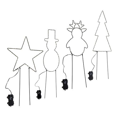 HOME CREATION LED-Metallstecker
