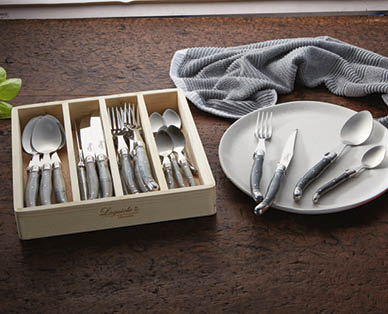 Laguiole Mayonet Cutlery Set 24 Piece
