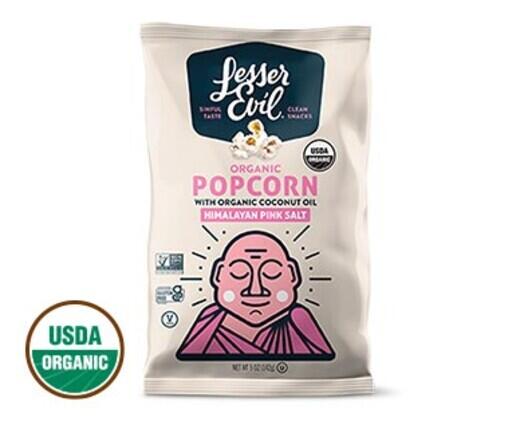 LesserEvil 
 Himalayan Pink Organic Popcorn