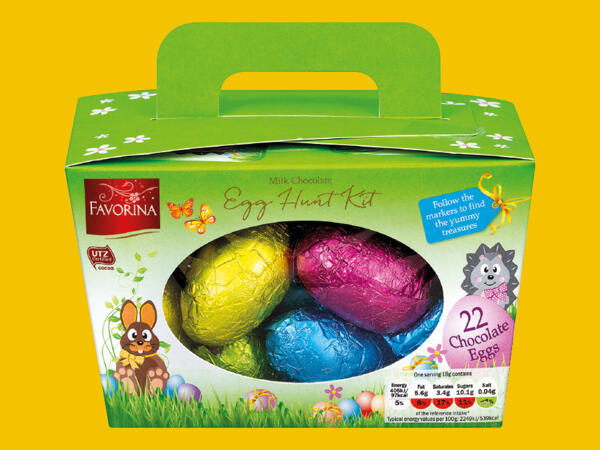 Favorina Milk Chocolate Egg Hunt Kit