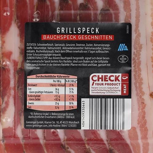BBQ Grillspeck