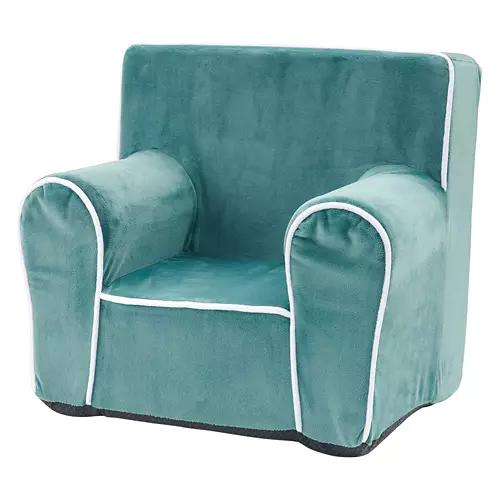 Ultra Soft Kids Arm Chair, Green