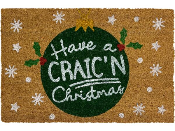 Christmas Coir Doormat