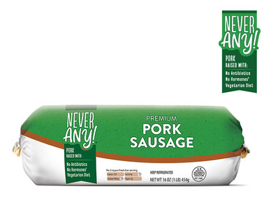 Never Any! Premium Pork Sausage Roll