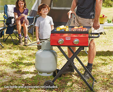 2 Burner Collapsible BBQ