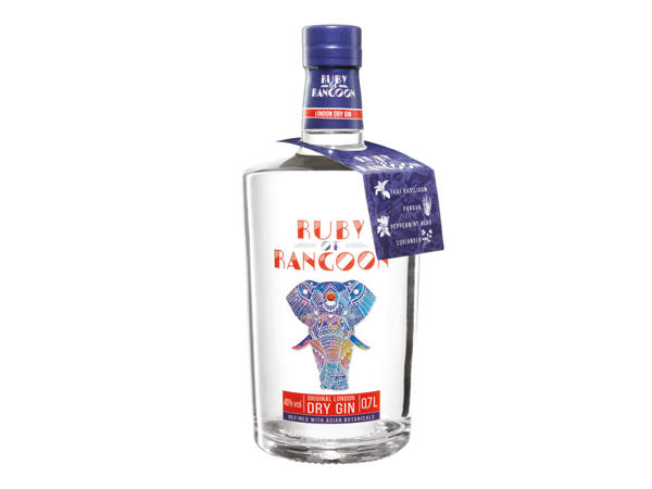 Ruby of Rangoon Premium Dry Gin 40% 0,7l-FL