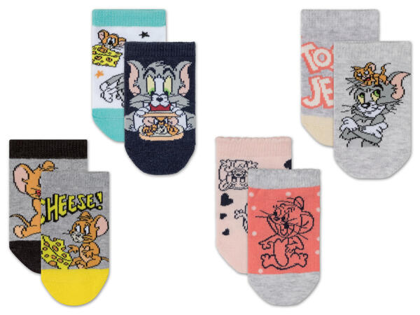 Tom and Jerry™ Kinder Sneakersocken, 2 Paar