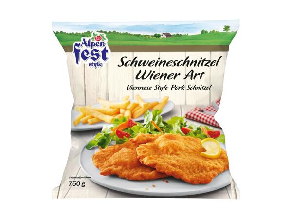 Viennese Style Pork Schnitzel
