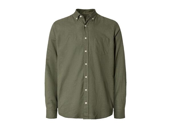 Livergy Men's Linen Blend Shirt