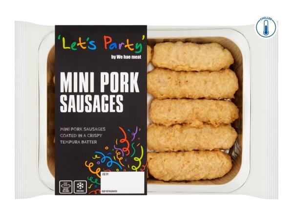 Let's Party Mini Battered Pork Sausages 300g