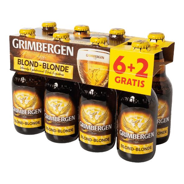 GRIMBERGEN(R) 				Blond bier, 8 st.