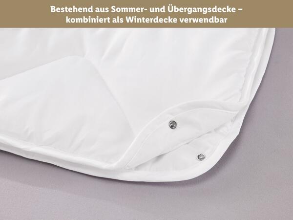 4-Jahreszeiten-Steppbett