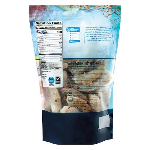 Family Pack Size Raw Shrimp, 2 lb