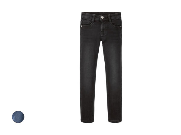 Jeans in denim felpato