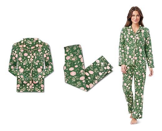 Serra Ladies Flannel Pajama Set