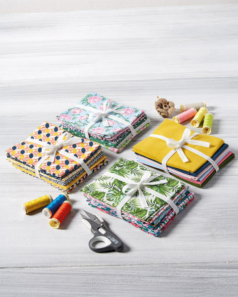 Block Colour Fat Quarters 6 Pack