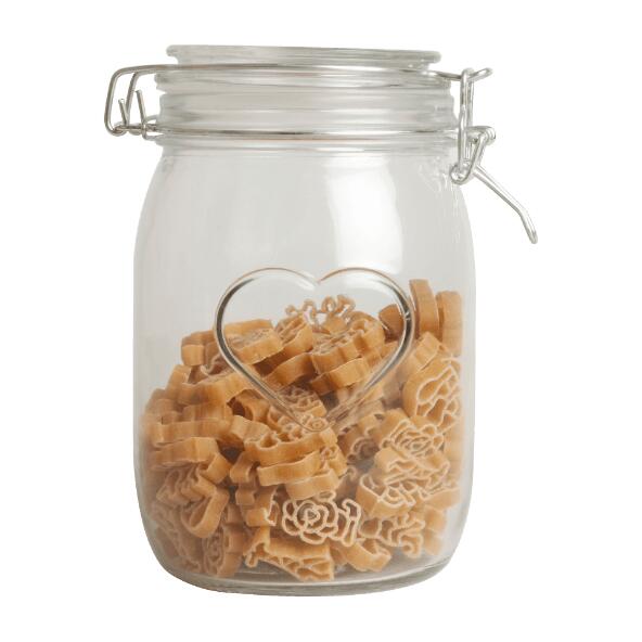 Patentglas med hjerte