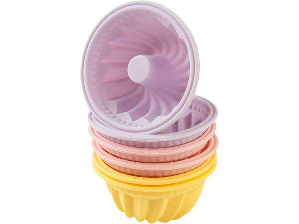 Silicone mould set, 6 or 12 pieces