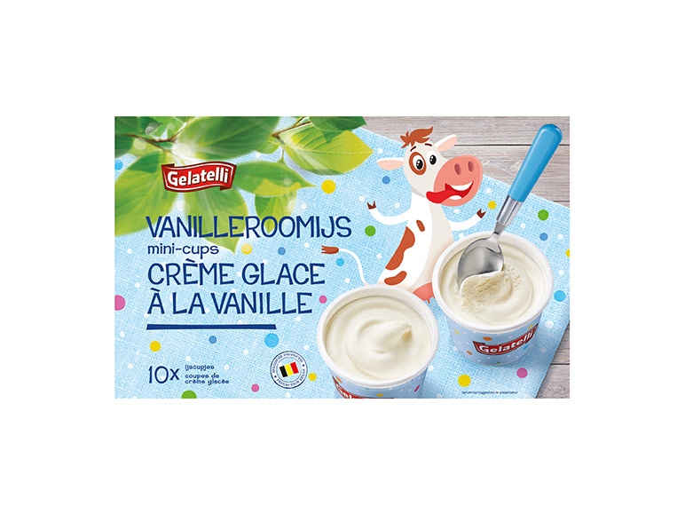 Vanilleroomijs in beker