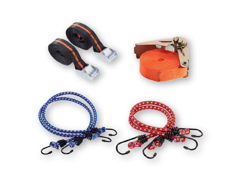 POWERFIX Bungee/Ratchet Strap Set