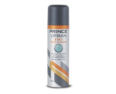 PRINCE URBAN 2 IN 1 WASH AND SHAVE 145G
