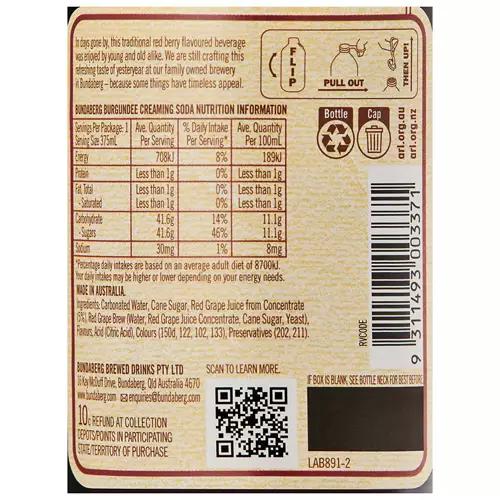 Creaming Soda 4 Pack 375ml
