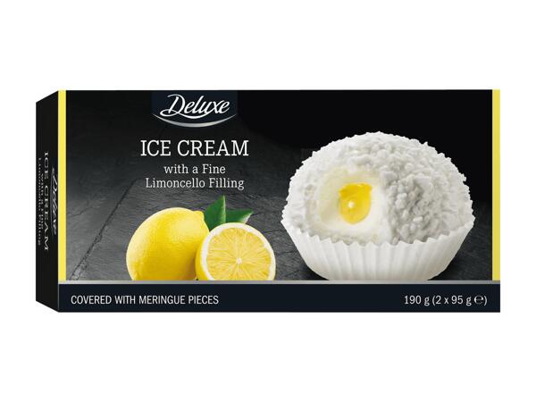 Glace à l'eau au citron et glace