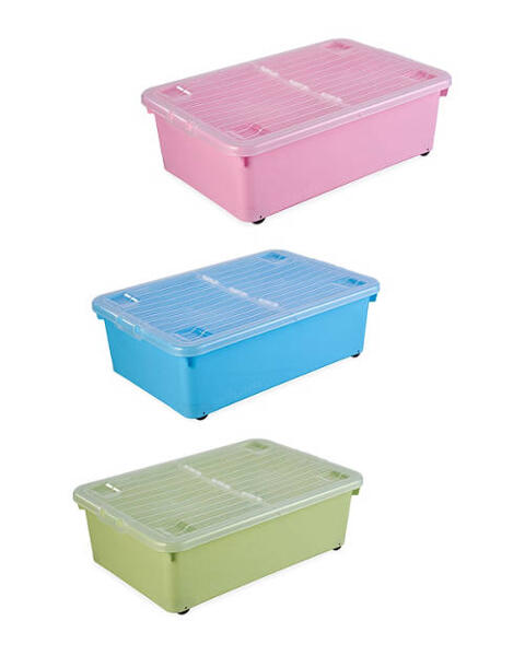 Wheeled Split Lid Box