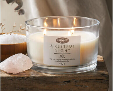 Luxury 3 Wick Essential Oil Candle 400g