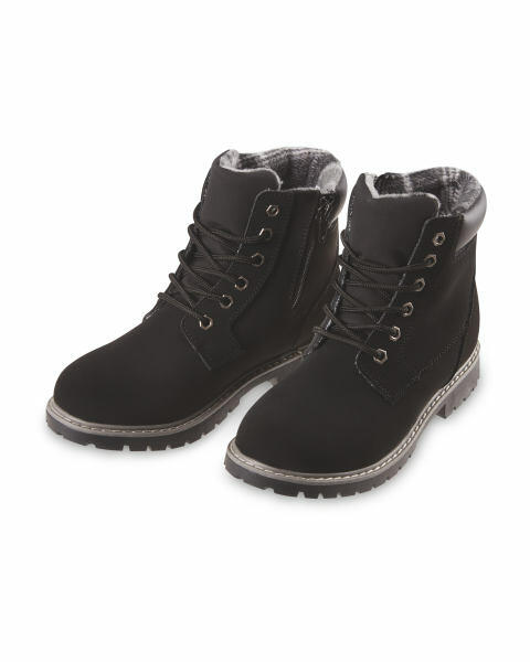 Boy's Black Winter Boots