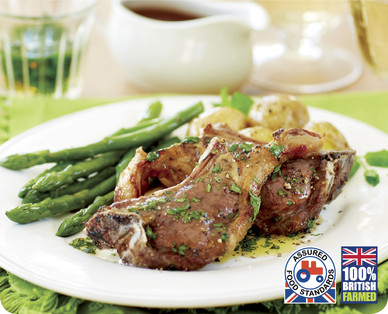 Minted British Lamb Shoulder Chops