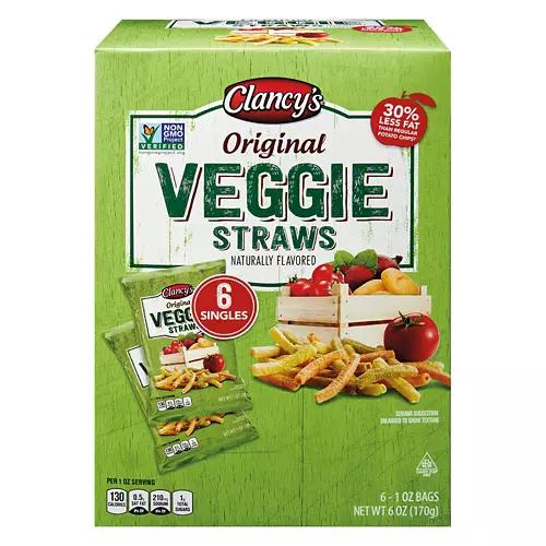 Original Veggie Straw Multipack, 6 count