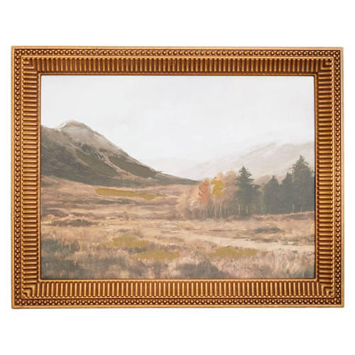 Gilt Frame Landscape Art - Beveled Trail