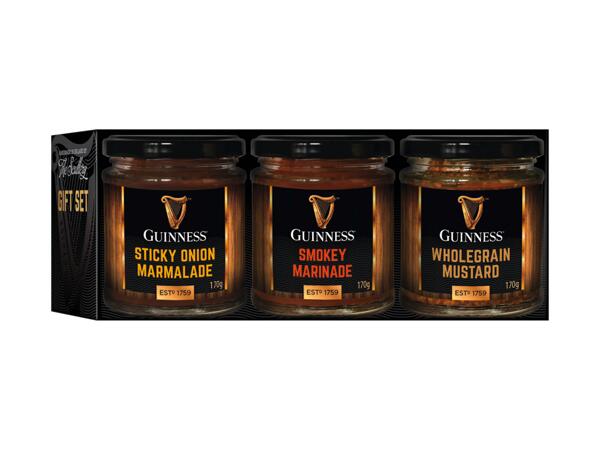 Gift box of guinness- based sauces
