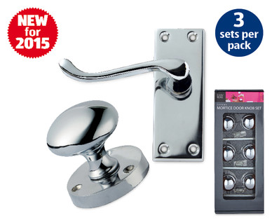 3 Piece Door Handle Set